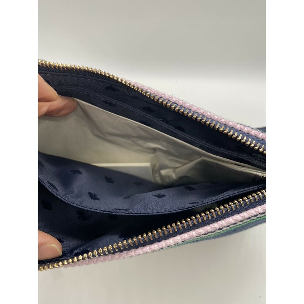 Kate Spade Jackson Boardwalk Stripe Triple Gusset Crossbody Bag Multi(974) NEW - Picture 8 of 10